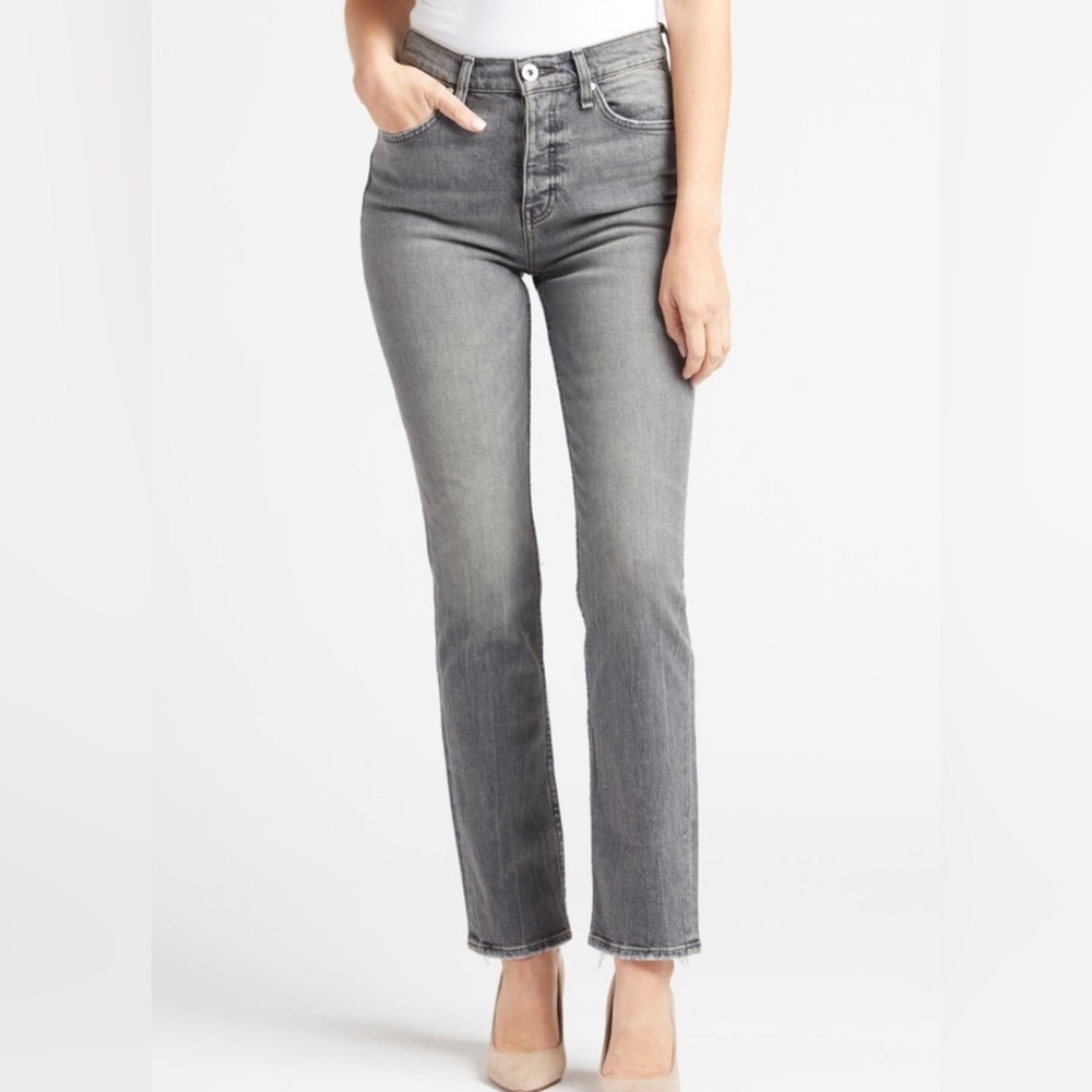 Hudson Womens Holly High Rise Straight Jeans